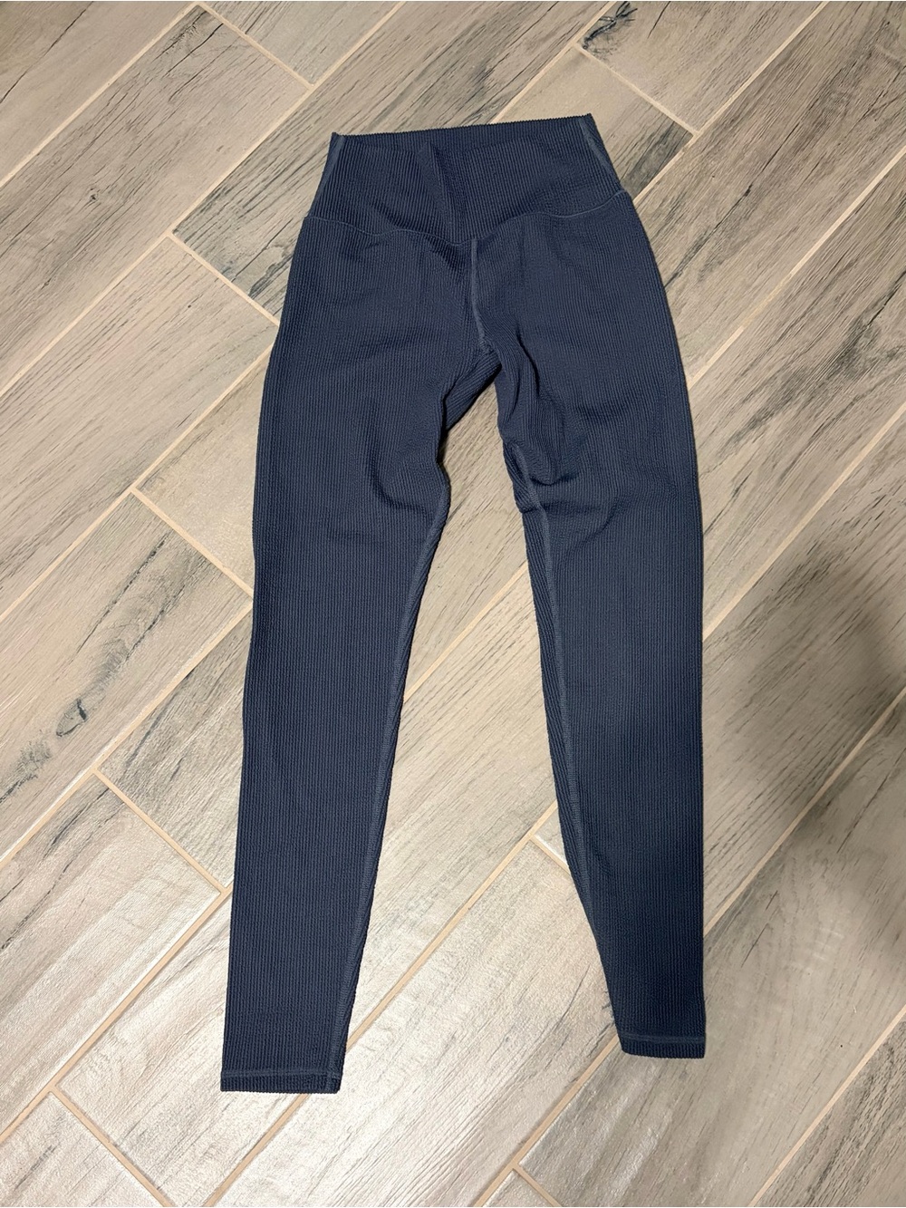 BuffBunny grey Textured High-Waist Leggings